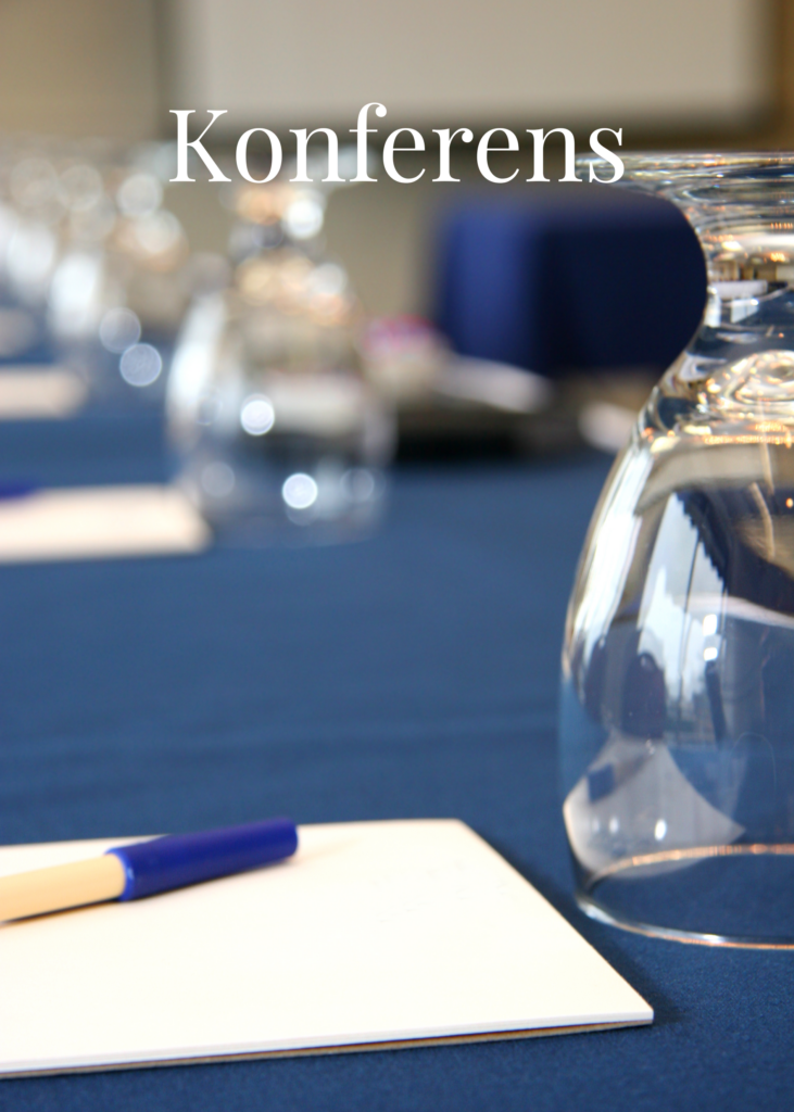 Konferens i Höga Kusten på Restaurang Villan med dukat mötesrum