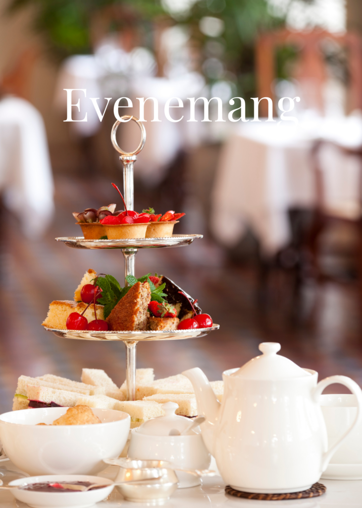 Afternoon tea och evenemang på Restaurang Villan i Höga Kusten